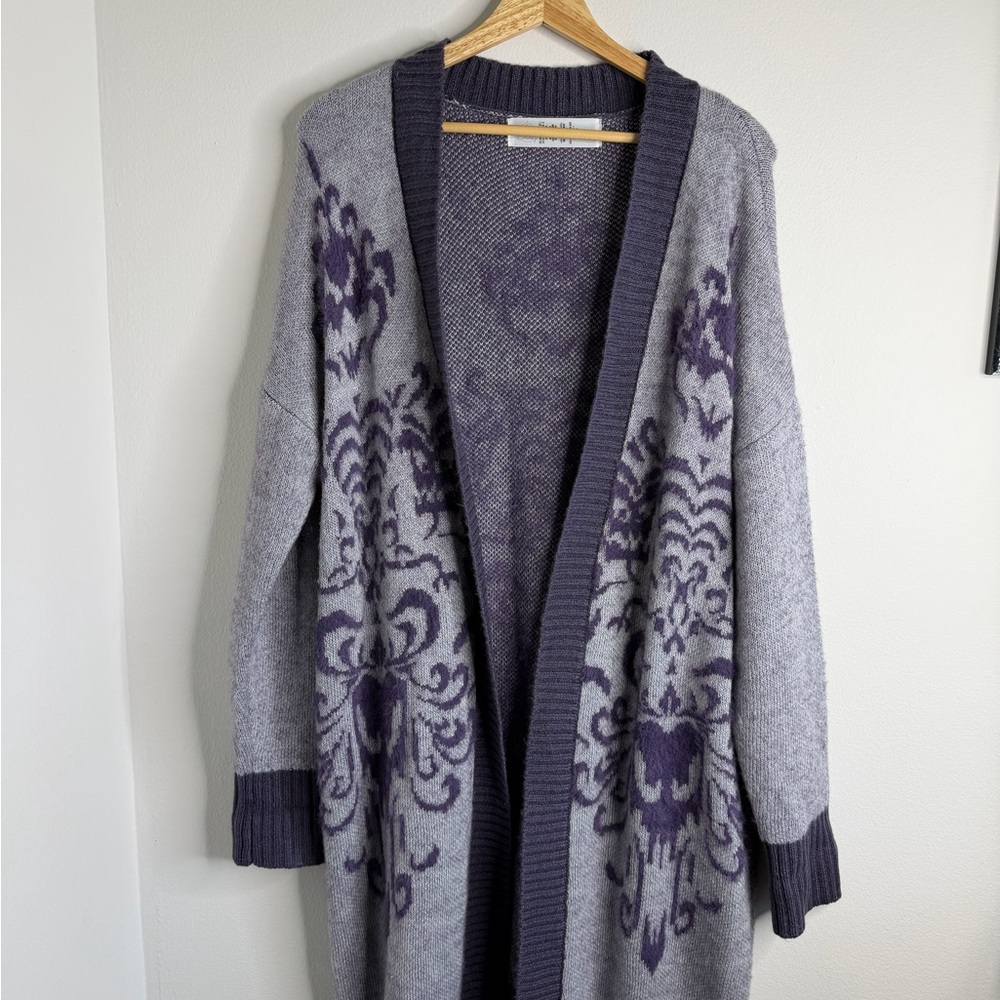 Disney Parks Haunted Mansion purple sweater cardigan